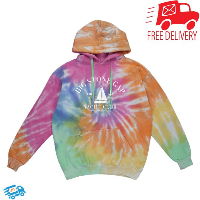 Official Hometown Apparel Clothing Merch Big Stone Gap Virginia Yacht Club Tie-Dye Crewneck 5XL Tie Dye Eternity