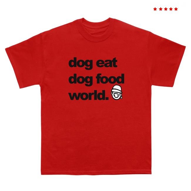 Dog Eat Dog Food World Big Text Short Sleeve Tee - Niko B