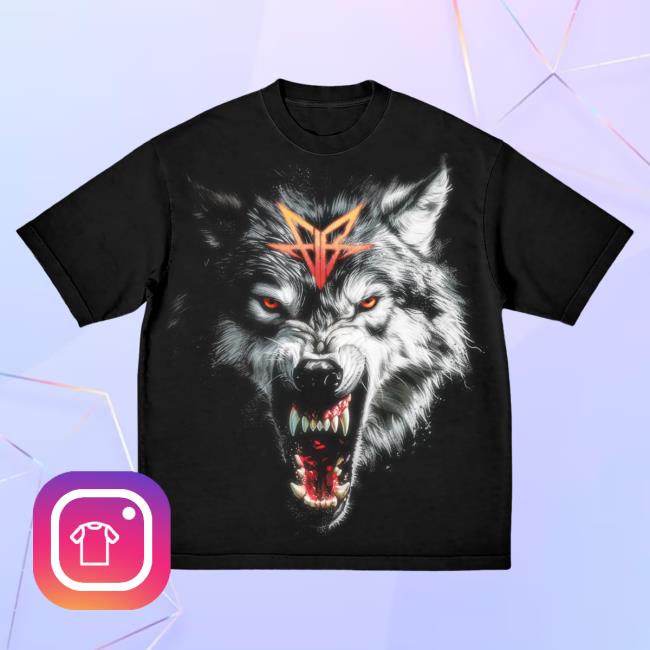 Official Falling In Reverse Merch Falling In Reverse Wolfie Popover Shirt