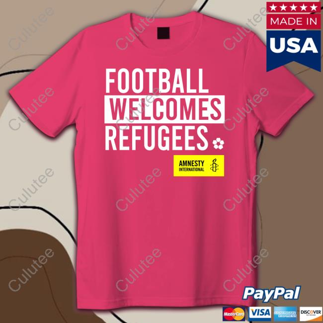 Official Football Welcomes Refugees Long Sleeve Tee