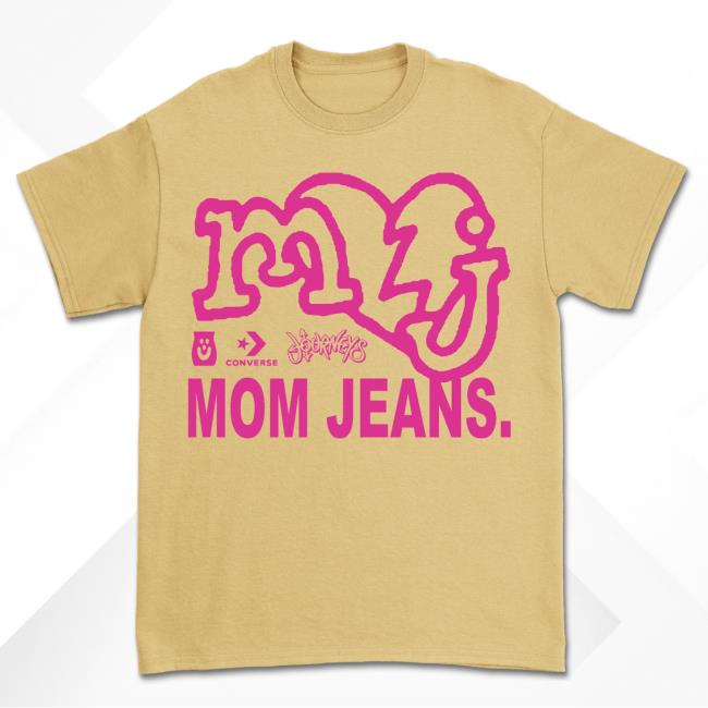 Official Mom Jeans Merch Store Yellow Logo T-Shirts Mom Jeans Apparel Shop