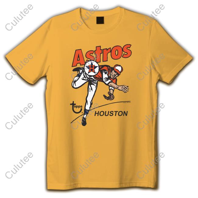 Official Houston Astros Homage x Topps Gold Tri-Blend Tee