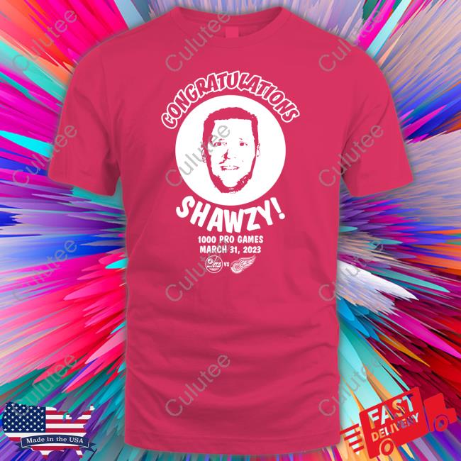 Congratulations Shawzy Shirt Winnipeg Jets Vs Detroit Red Wings
