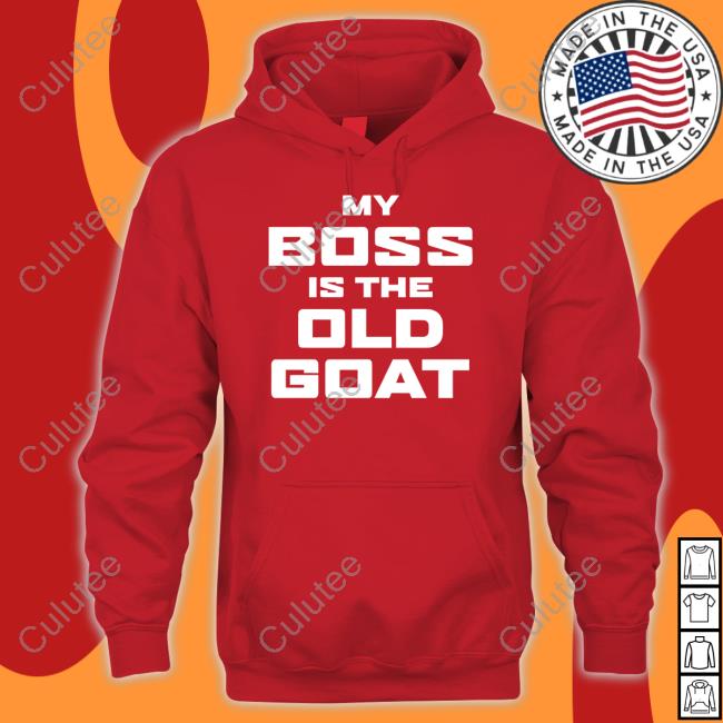 Chase Briscoe 2023 Mahindra Tractors Stewart-Haas Racing My Boss Is The Old Goat 14 Long Sleeve Tee