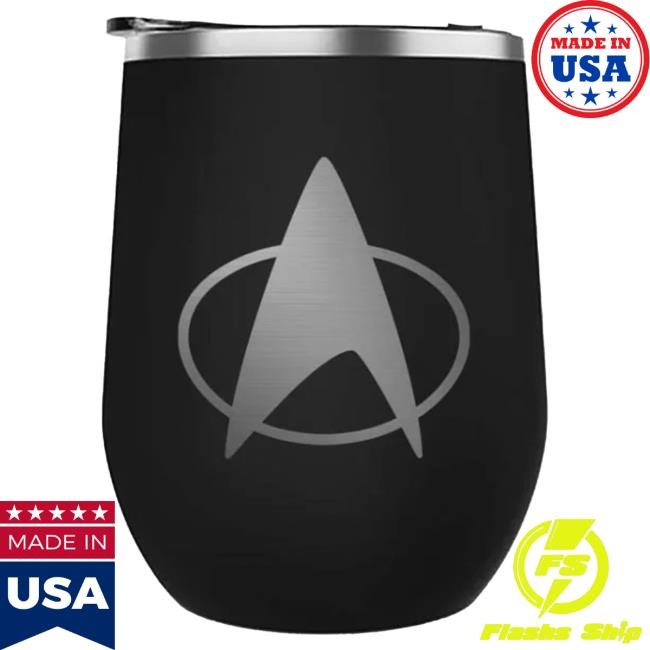 Official Paramount Merch Store Star Trek: The Next Generation Delta Wine Tumbler Paramount Clothing Shop