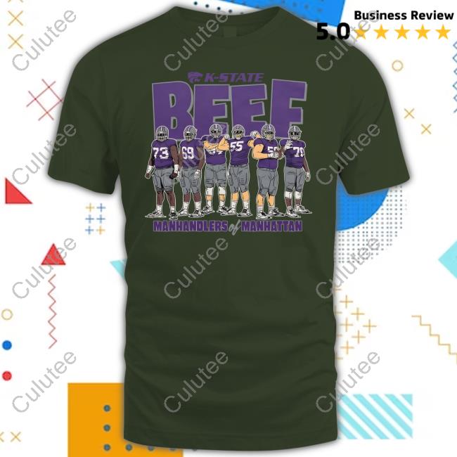 Charlie Hustle Merch K-State Beef Offensive Line Shirt