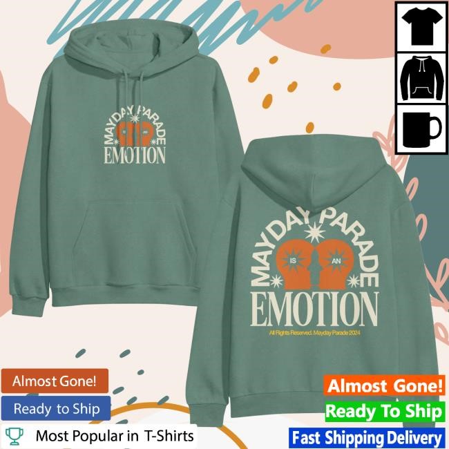 Official Mayday Parade Merch Mayday Parade Emotion - Cypress Green Pullover Hoodie
