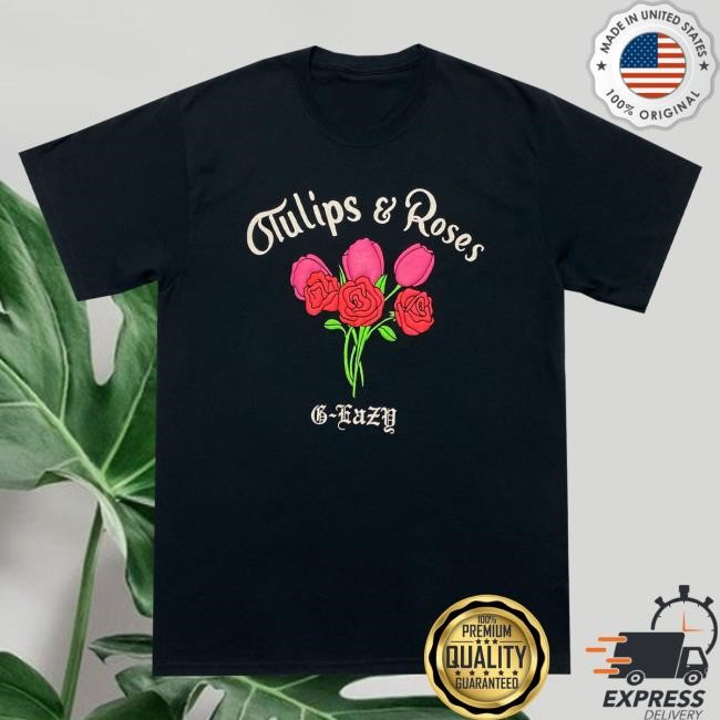 Official G-Eazy Tulips & Roses Black Hot Shirt GEazy