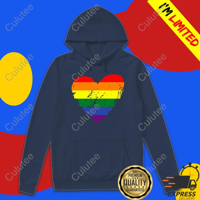 Official Robert Smith Rainbow Heart Shirt