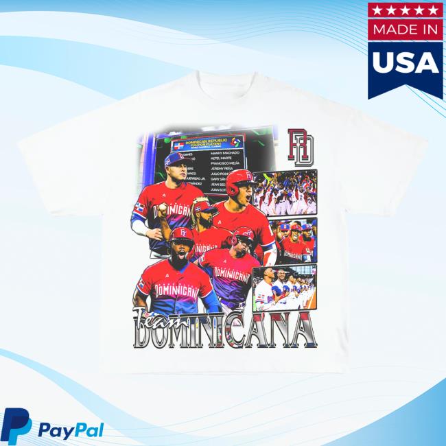 Official Game Changer Wbc Team Dominicana Tee Shirt White GameChanger