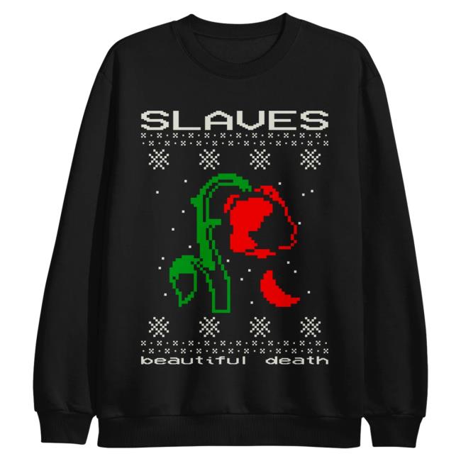 Official Merch Now Slaves Beautiful Death Black Pull Over Hoodie MerchNow