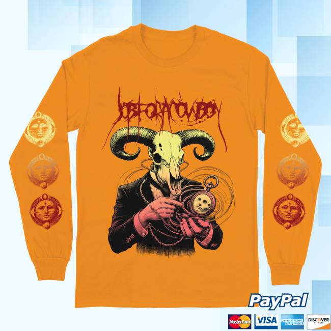 Official Down Right Merch Job For A Cowboy Job For A Cowboy - Skullkid LS Tee