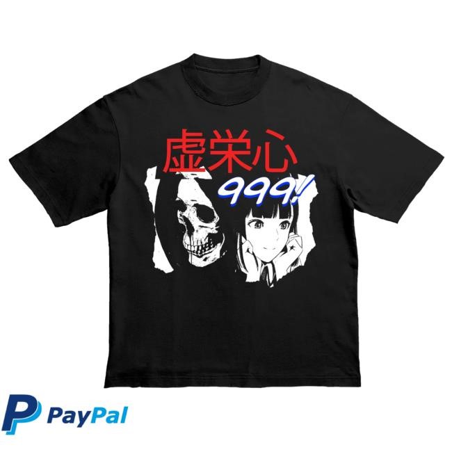 999! Anime Short Sleeve Shirt 999 CLUB | Juice WRLD Official Merch