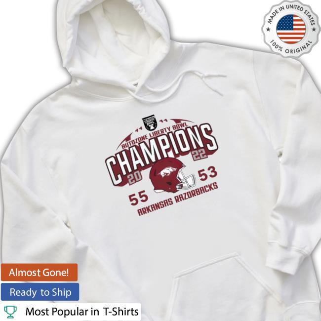 Official Autozone Liberty Bowl Champions Arkansas Razorbacks Classic shirt