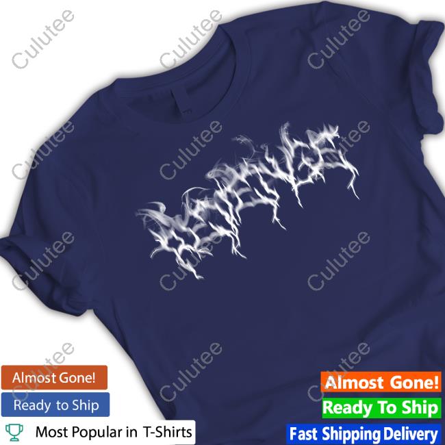 Revenge Revenge Smoke Lightning Logo Shirt