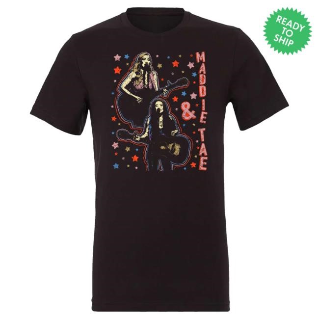 Official Maddie & Tae Store Black Doodle Design T Shirt Maddie And Tae