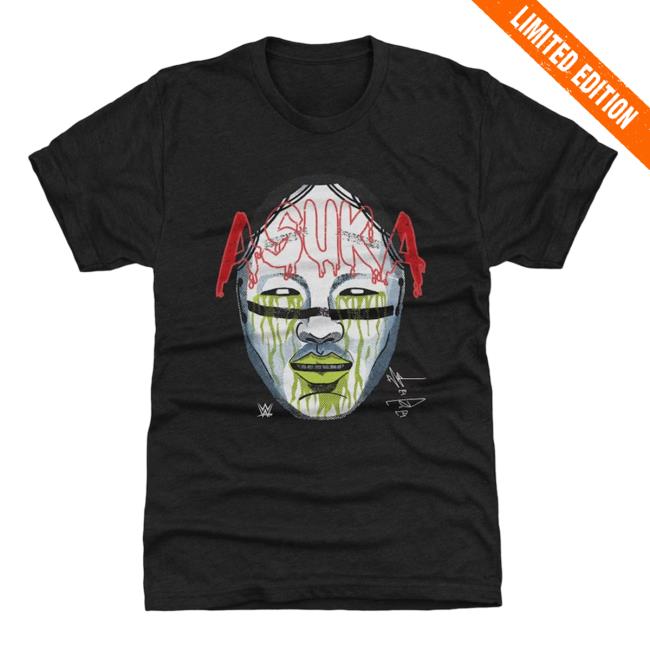 Official 500 Level Heather Black Asuka Mask Shirt