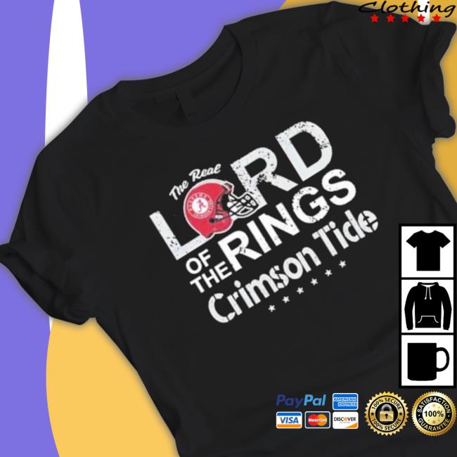 The Real Lord Of The Rings Alabama Crimson Tide New Design 2023 Long Sleeve Shirt