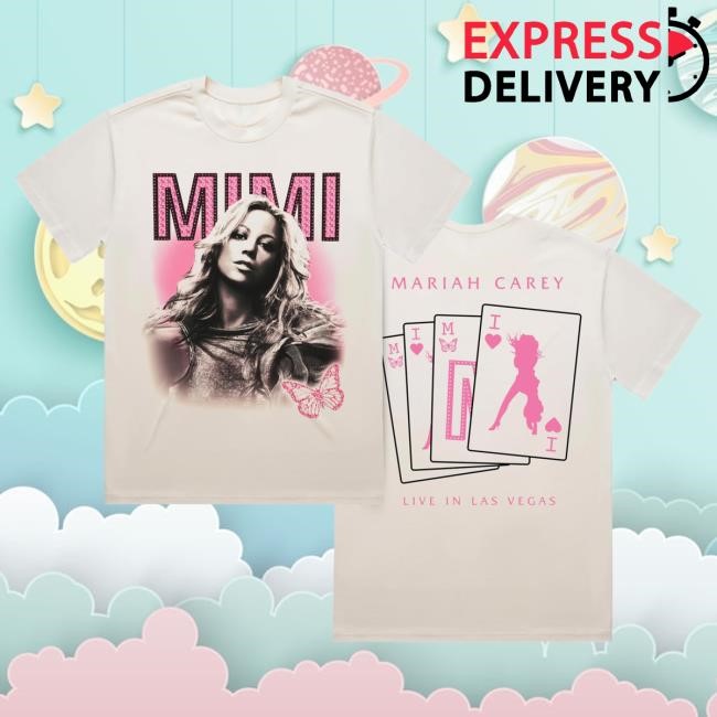 Mariah Carey Unisex-Adult Official Merch Mimi Live in Las Vegas Hot Shirt