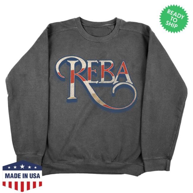 Reba McEntire Running Horses Crewneck