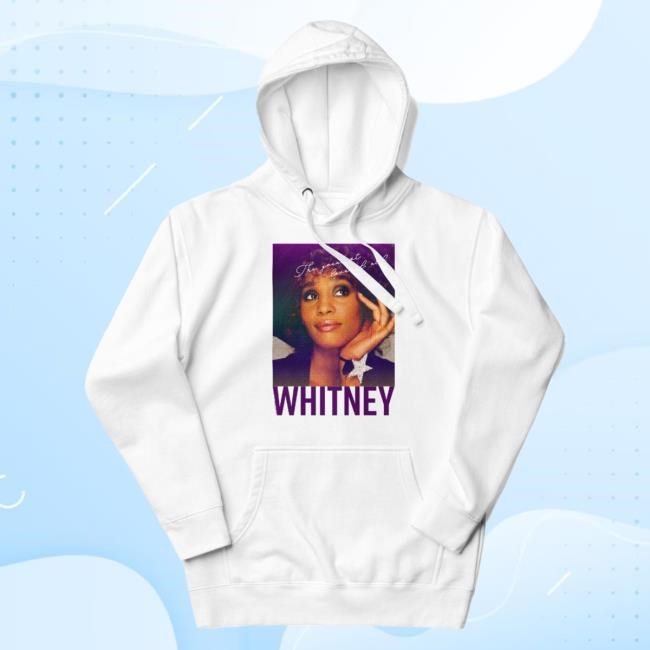 Official Whitney Houston Clothing Whitney Houston Vintage Portrait Hoodie