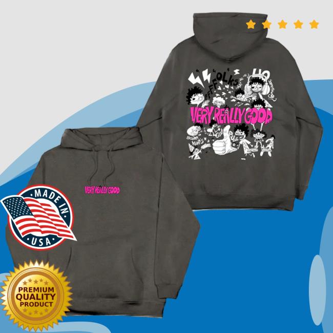 Official Shop Kurtis Conner Apparel Merch Very Really Good Cartoon Pullover Sweatshirt