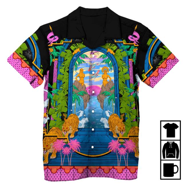 Official Vapor95 Clothing Store Vapor 95 Rite Of Passage Hawaiian T-Shirt