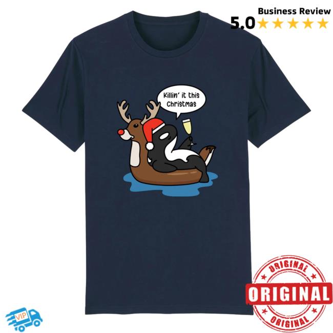 Alleverythingdolphin Merch Christmas Orca T Shirt