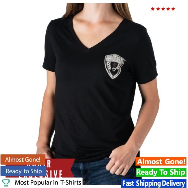 Eric Church Choir Badge Ladies Black Tee | Eric Church Official Merch Store Shop