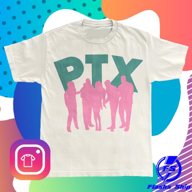 Ptx Official Pentatonix Merch Store Ptxofficial Silhouette Vintage White Attractive Shirt Pentatonix Apparel