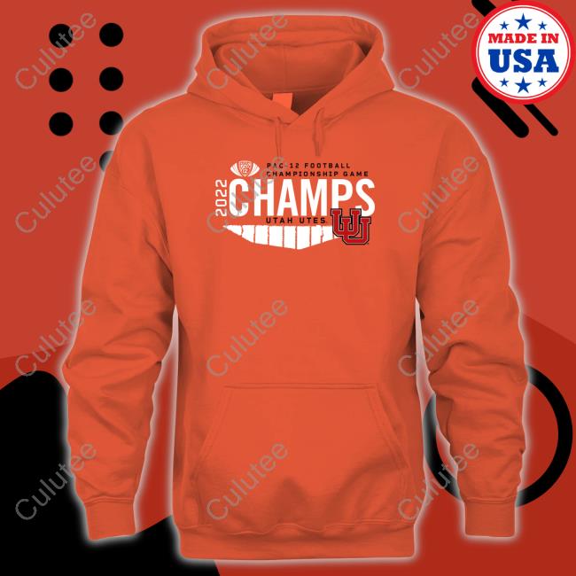 Pac-12 Football Championship Game 2022 Champs Utah Utes Hoodie