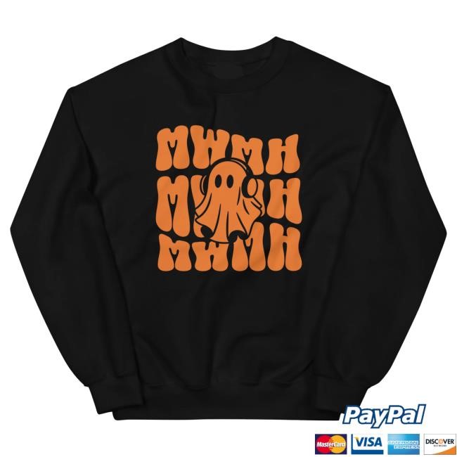 Official Murder with my Husband Hippy Ghosty Crew Neck Sweatshirt MWMH Postcat