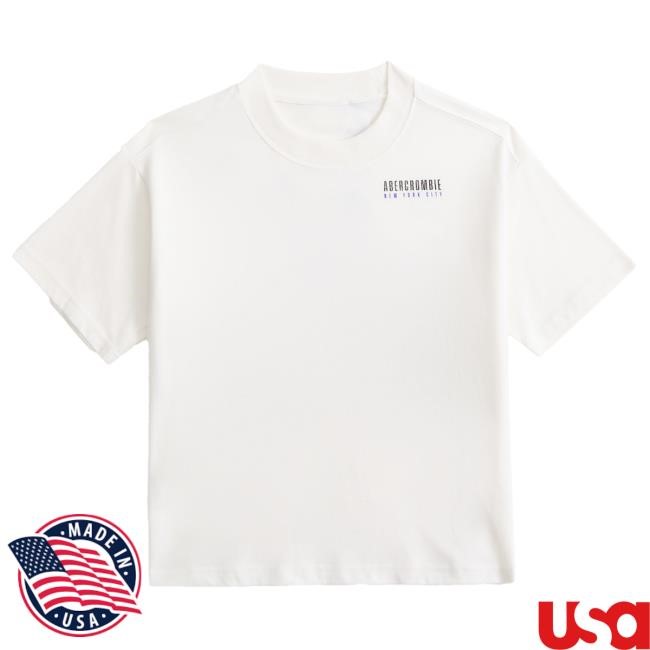 New Sport Capsule Abercrombie And Fitch Relaxed Ypb Imagery Graphic Logo Tee