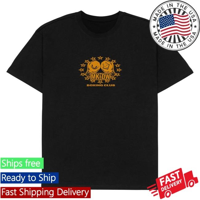 Dreamwolf & Madkat The Boxing Club - Relaxed Fit Black T-Shirts