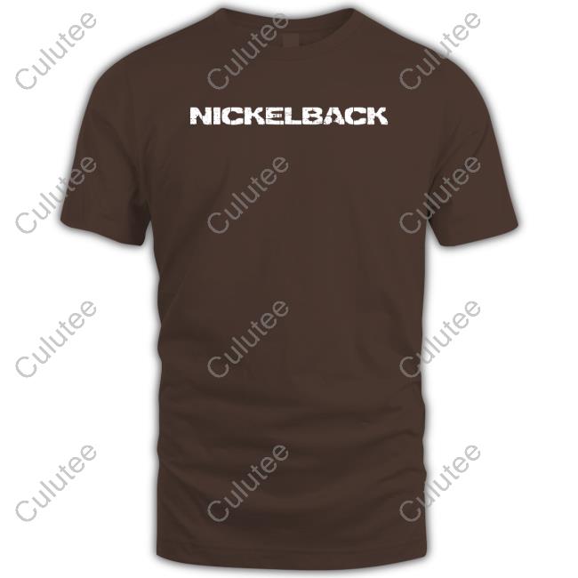 Official Nickelback Merch All The Right Reasons Logo Coal Tee