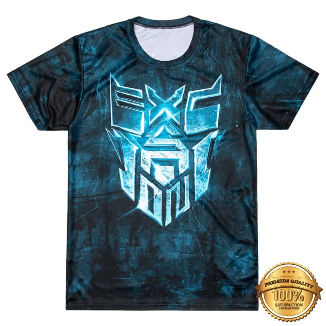 Official Excision Merch Decepticon Unisex Popover Shirt (Sapphire)