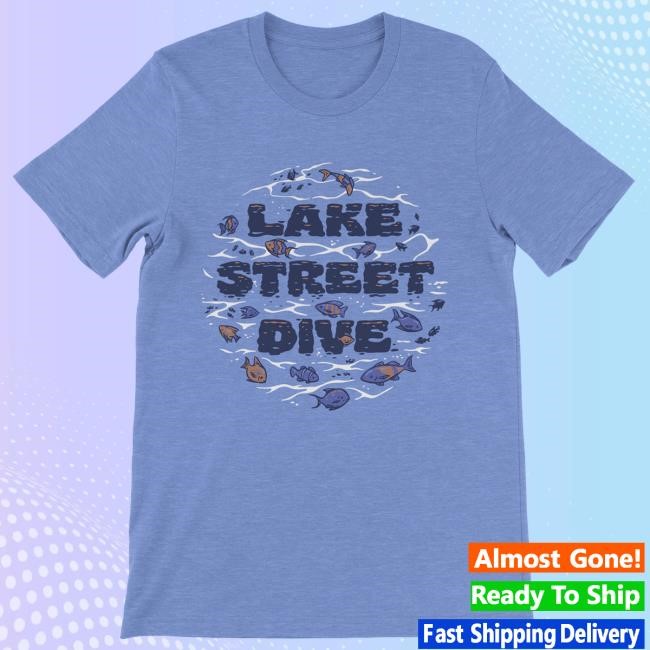 Apparel | Official Lake Street Dive Store Underwater Logo New Shirt Lake Street Dive