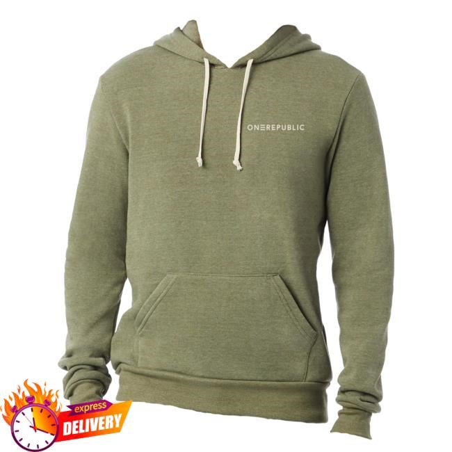 Official One Republic Shop Onerepublic Wildlife Green Crew neck Sweatshirt