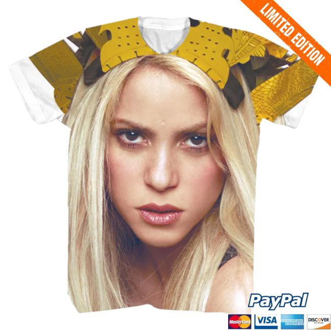 Official Shakira Clothing Store Shop Merch Shakira Crown Sublimation Hot Shirt