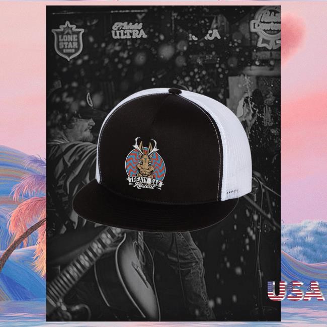 Official Treaty Oak Revival Merch Jack Rabbit Flat Bill Hat