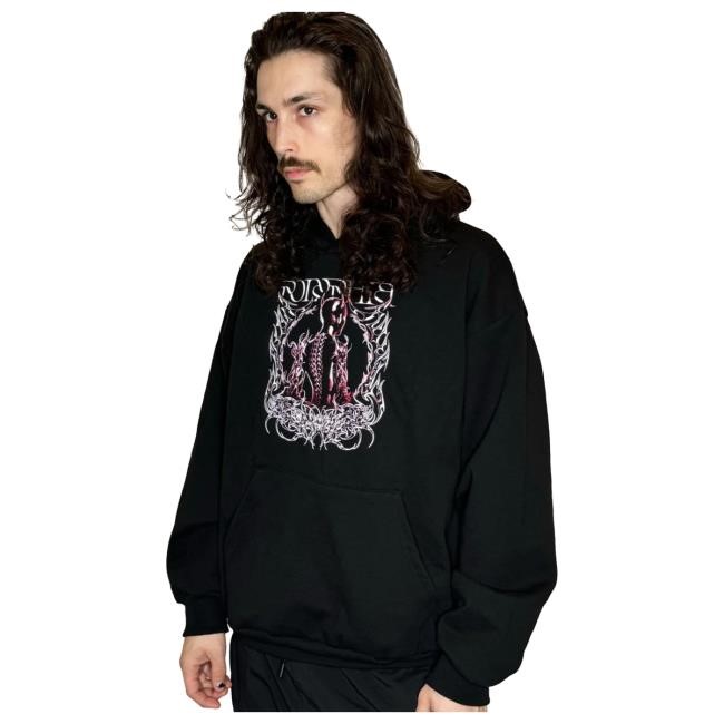Official Polyphia Merch Inferno Black Pullover Hoodie