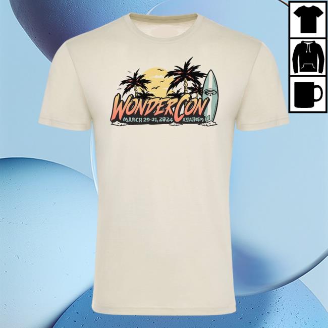 Unisex Sportiqe Natural 2024 Wondercon Beach Olsen Tri-Blend Pullover Shirt New