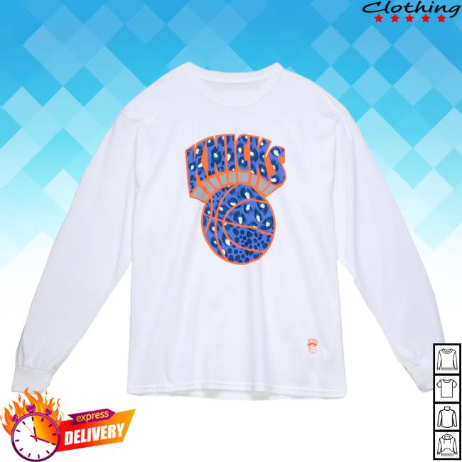 Official Maverick Carter Uninterrupted Clothing Store Shop Uninterrupted X Mitchell & Ness Legends Long Sleeve T-Shirt Knicks Mavcarter