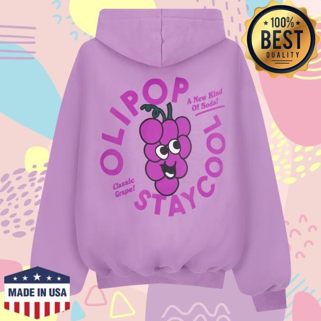 Official Stay Cool Clothing Store Staycool Olipop Classic Grape Pullover Hoodie StaycoolNyc