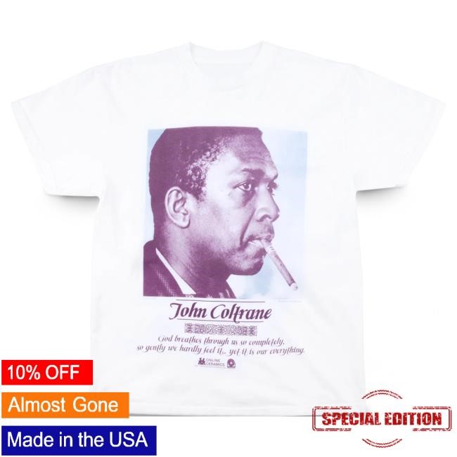 Official Online Ceramics Shop John Coltrane "God Breathes Through Us" Popover Shirt