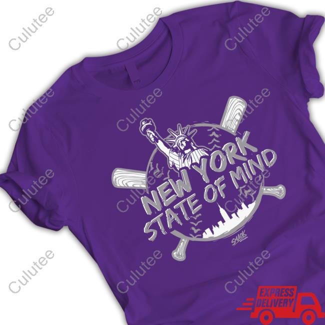 Official New York State of Mind New York Baseball Smack Shirts