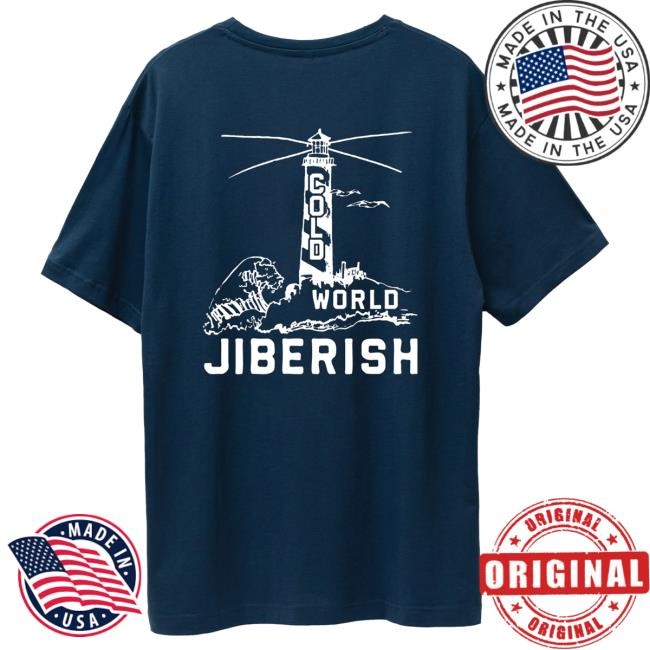 Official Jiberish Apparel Clothing Strong Island Supima Navy New Shirt