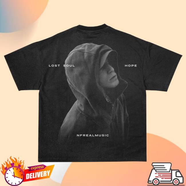 Official Nf Merch Vintage Black Lost Soul Image Shirt 2024