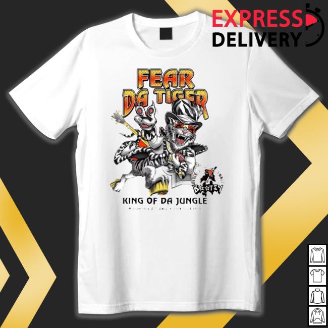Fear Da Tiger King Of Da Jungle Long Sleeve Shirt