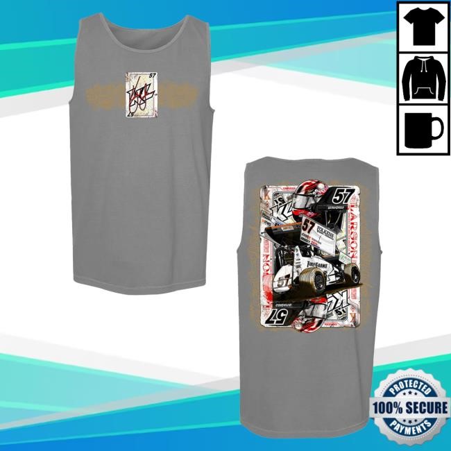 Shop Kyle Larson King of the Deck Design- Adult Black Top Shirt | Kyle Larson Official Online Store